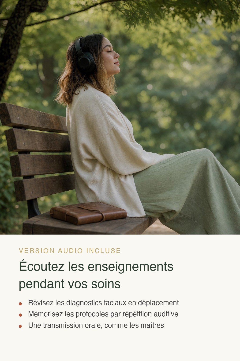 Format audio inclus · L'Art du Soin Énergétique Chinois du Visage — Méthode Intégrative