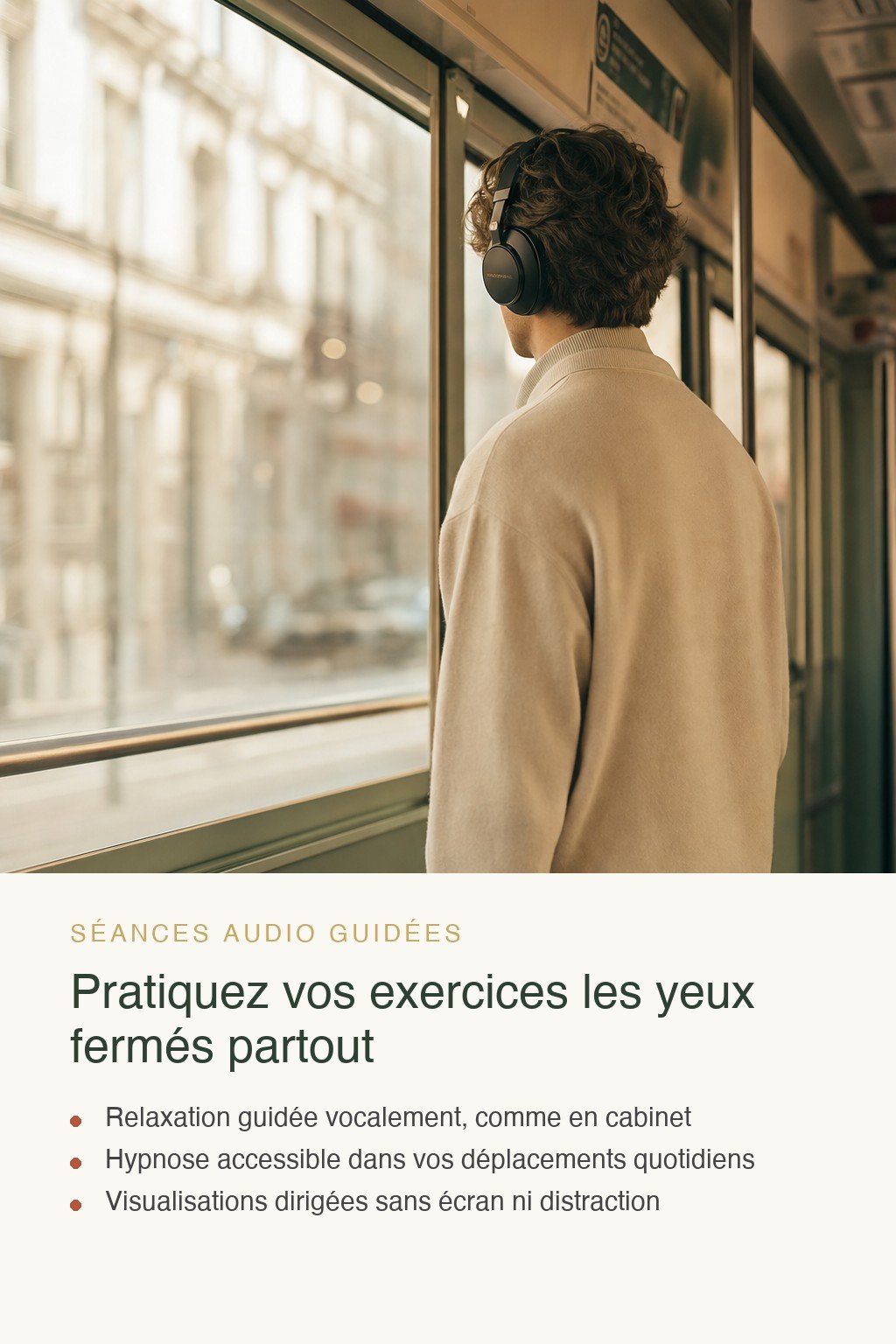 Format audio inclus · Découvrez la Sophrologie et l'Hypnose pour Atteindre un Calme Profond dès Vos Premières Séances