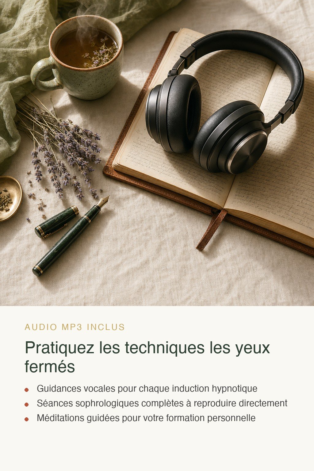 Format audio inclus · Sophrologie, Hypnose & Méditation : Devenez Praticien Certifié en 24 Modules
