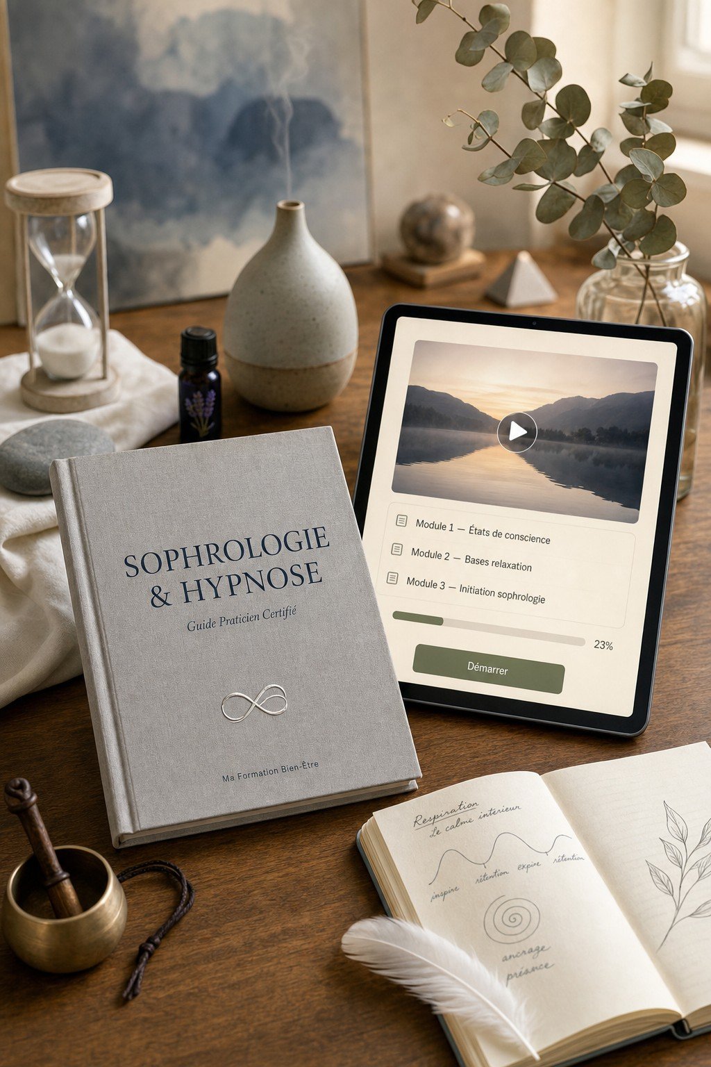 Sophrologie, Hypnose & Méditation : Devenez Praticien Certifié en 24 Modules