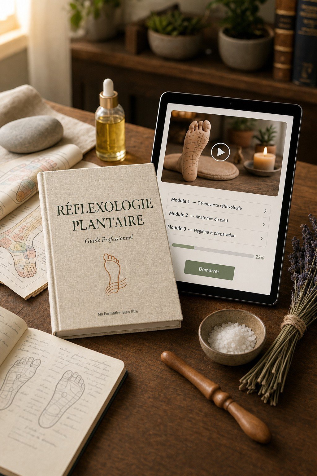 Réflexologie Plantaire : De la Pratique Personnelle à l'Enseignement Professionnel