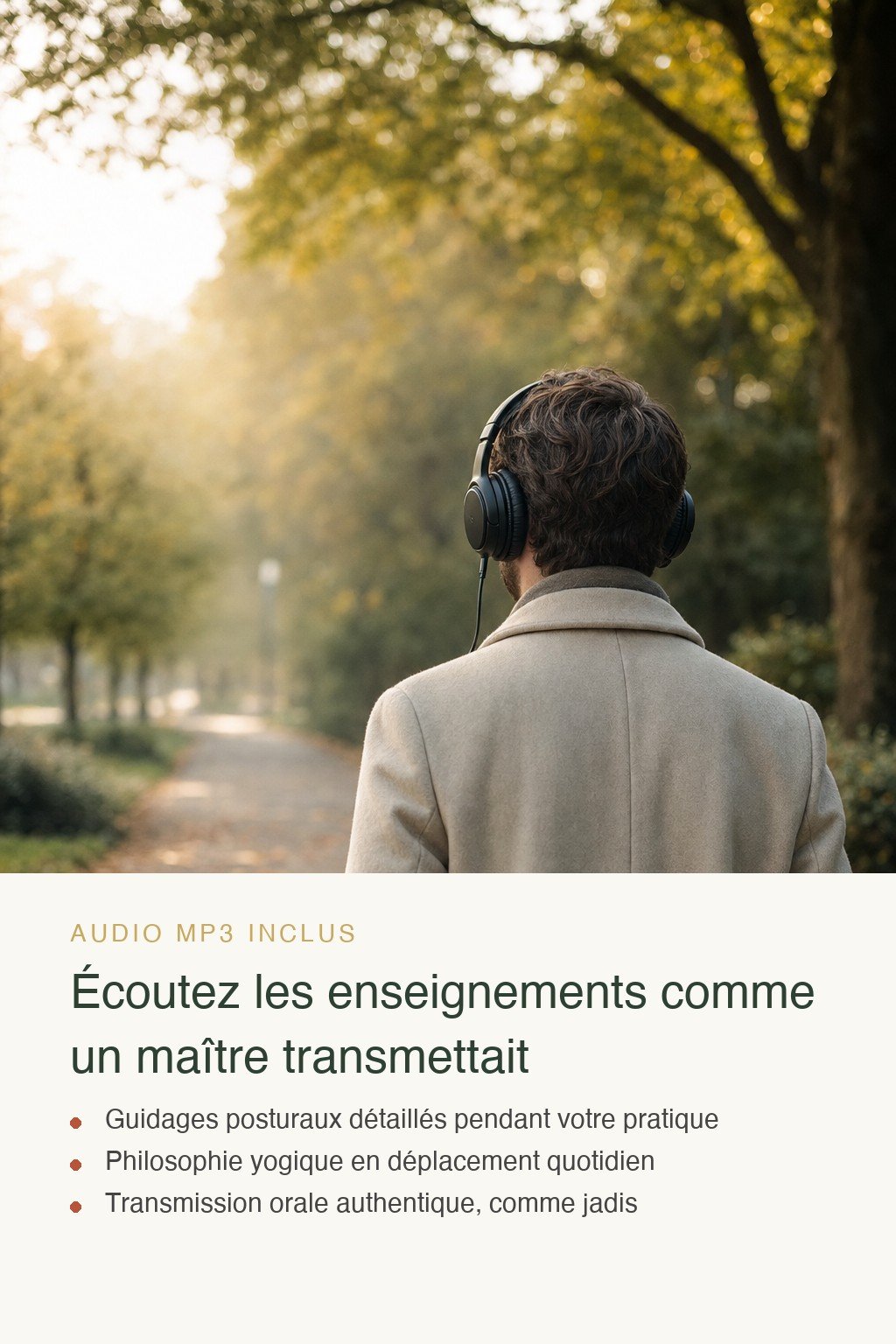 Format audio inclus · La Voie du Yoga — De la Pratique Personnelle à l'Enseignement d'Excellence