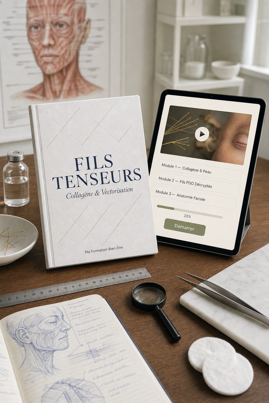 Fils de Soie au Collagène : Méthode Intégrale du Praticien au Formateur Expert