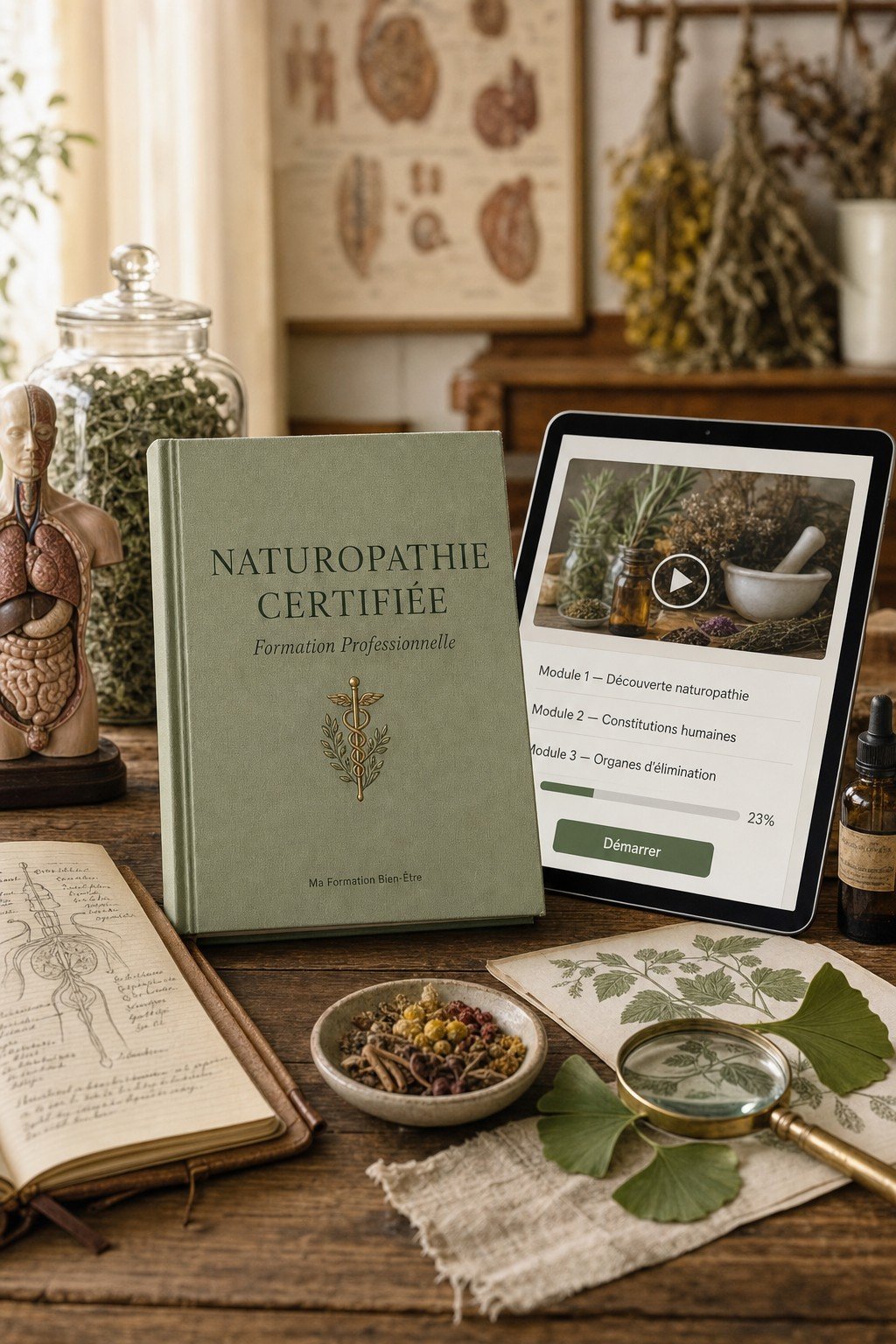 Devenez Praticien Certifié en Naturopathie : 24 Modules pour Exercer en Cabinet