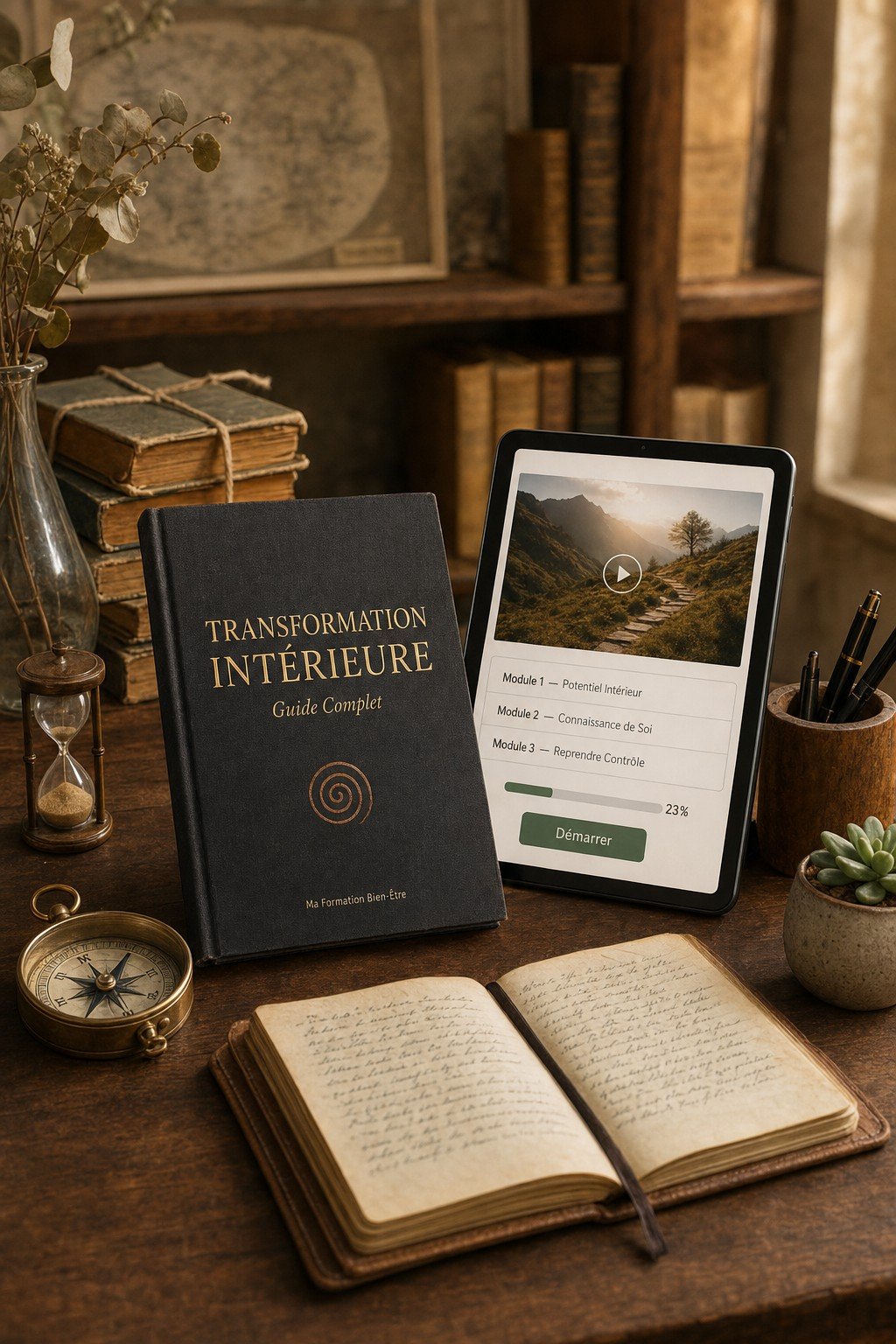 Transformation Intérieure : 24 Modules pour Révéler et Transmettre Votre Plein Potentiel