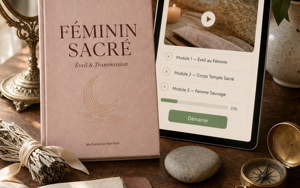 Éveil du Féminin Sacré : De la Reconnexion Intime à la Transmission Inspirante