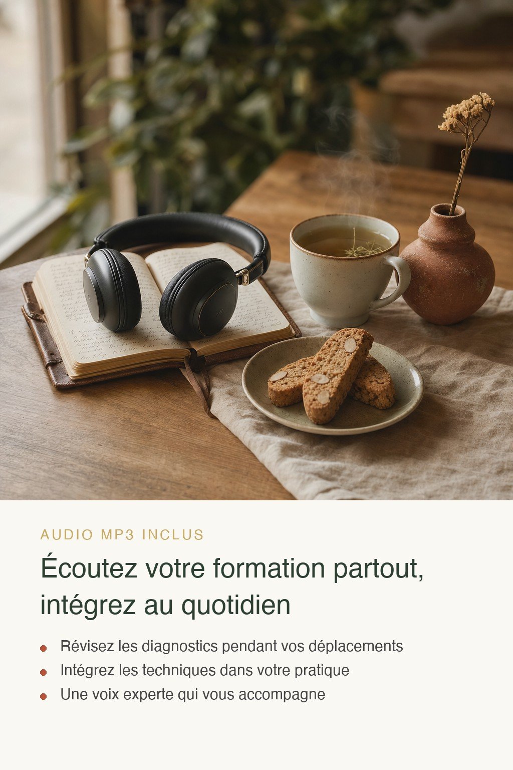 Format audio inclus · Devenez Spécialiste de la Charge Mentale Féminine en 18h