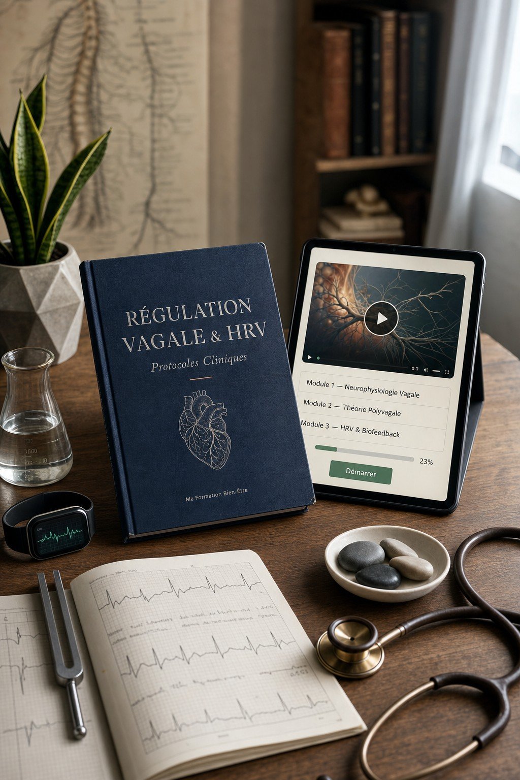 Devenez Praticien en Régulation Vagale et HRV : protocoles mesurables, posture clinique affirmée