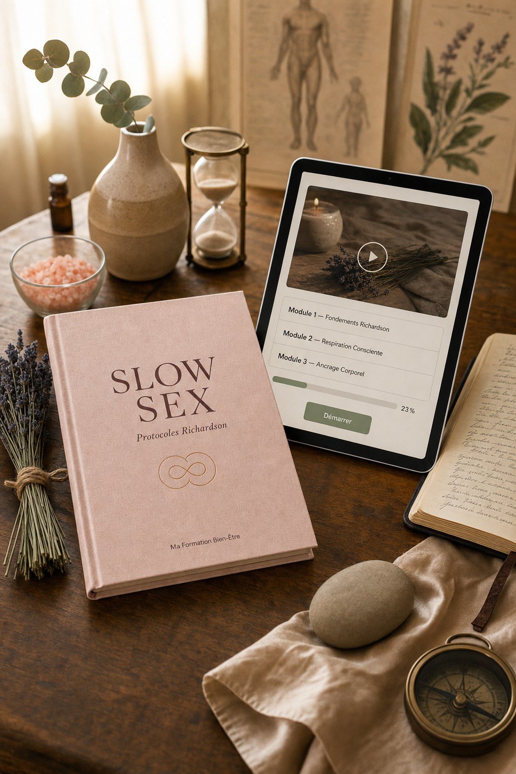 Devenez Praticien en Slow Sex et guidez vos clients vers une intimité libérée