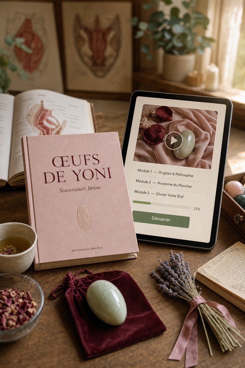 Reconnectez-vous à votre espace pelvien grâce aux œufs de yoni