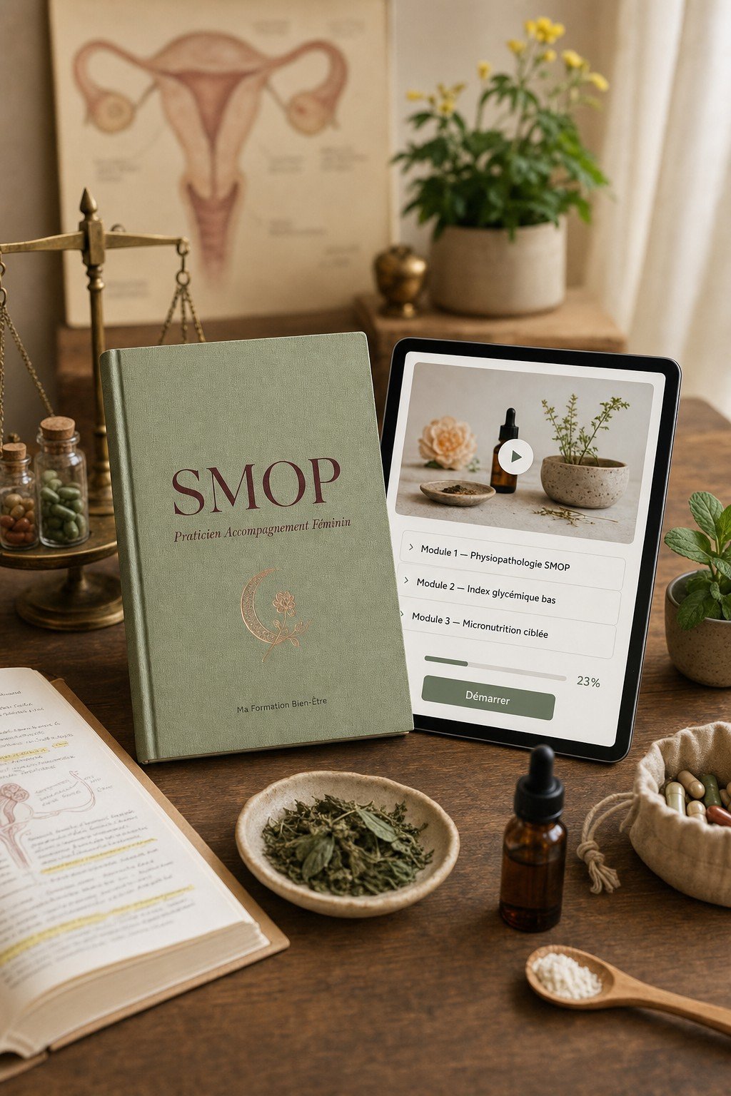 Devenez Praticien SMOP : maîtrisez l'accompagnement intégratif féminin