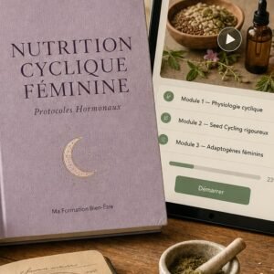Praticien en Nutrition Cyclique Féminine : Seed Cycling, Phytothérapie et Protocoles Hormonaux