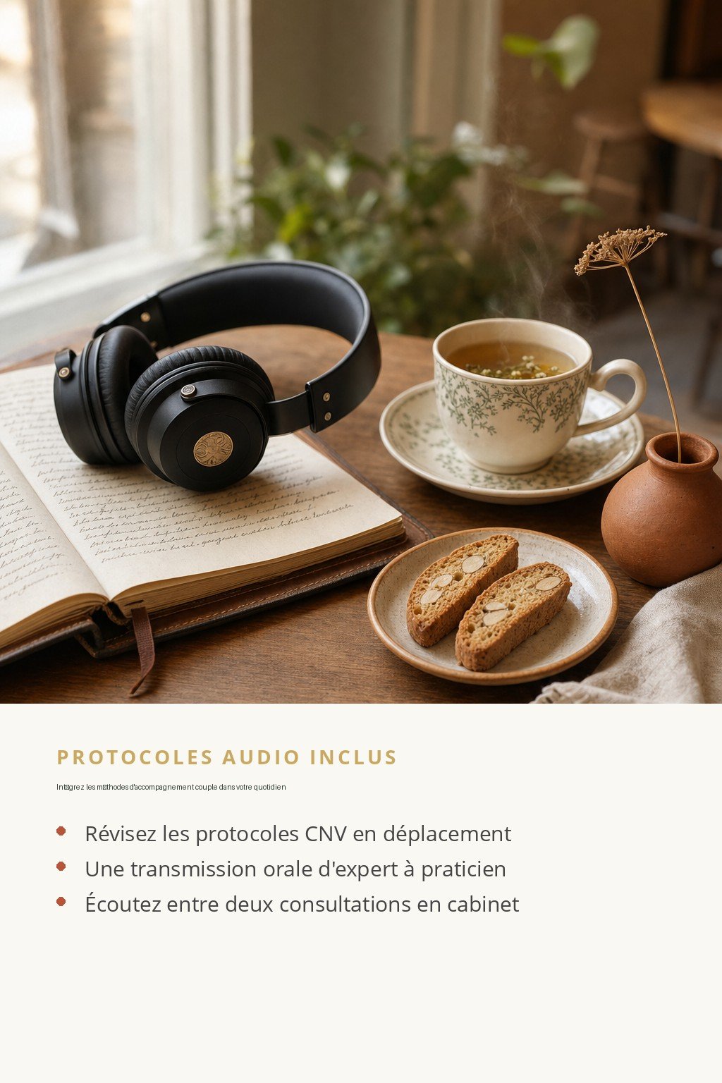 Format audio inclus · Accompagnez les couples vers un désir durable : devenez praticien relationnel certifié