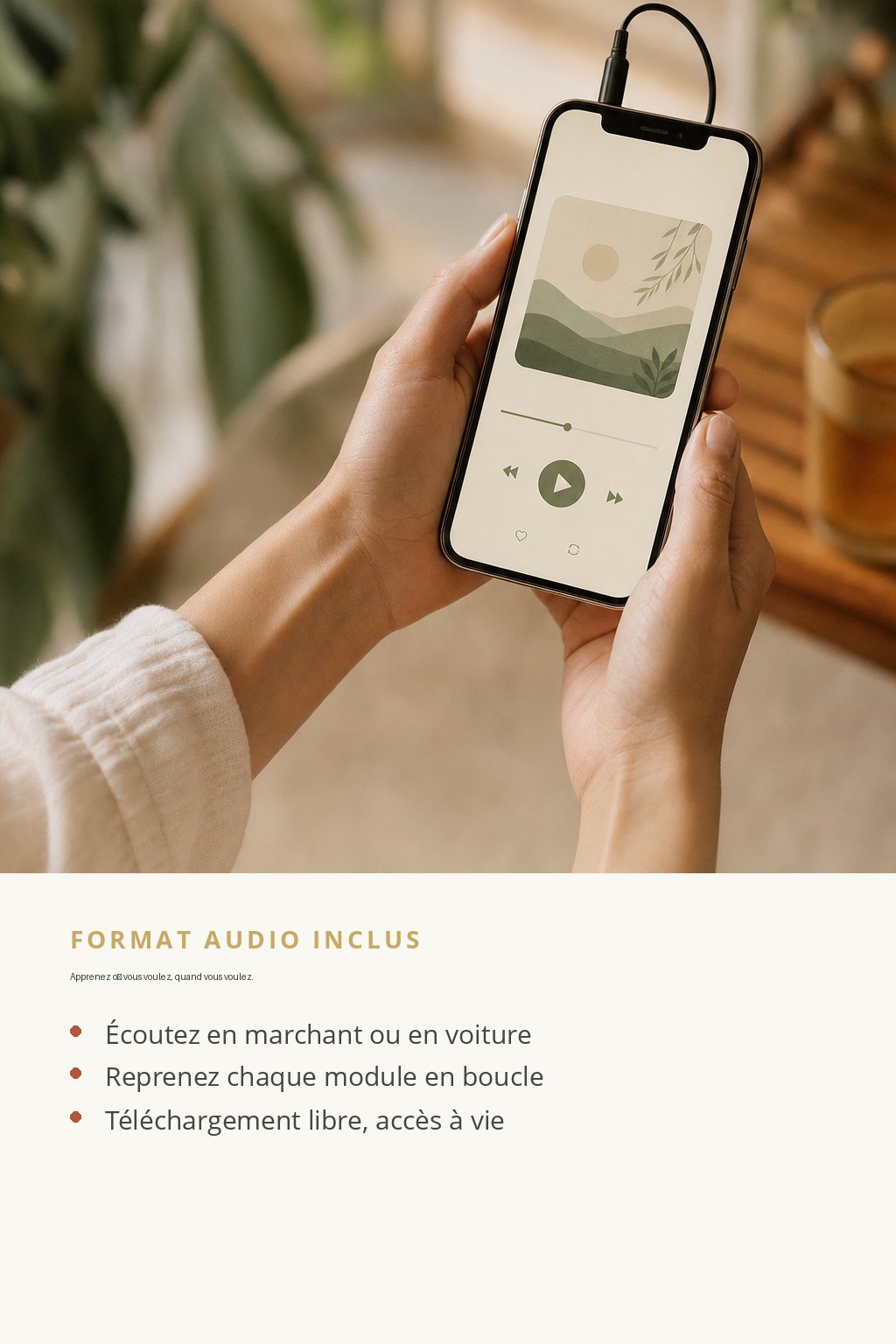 Format audio inclus · Reprenez le contrôle de votre corps pendant la périménopause