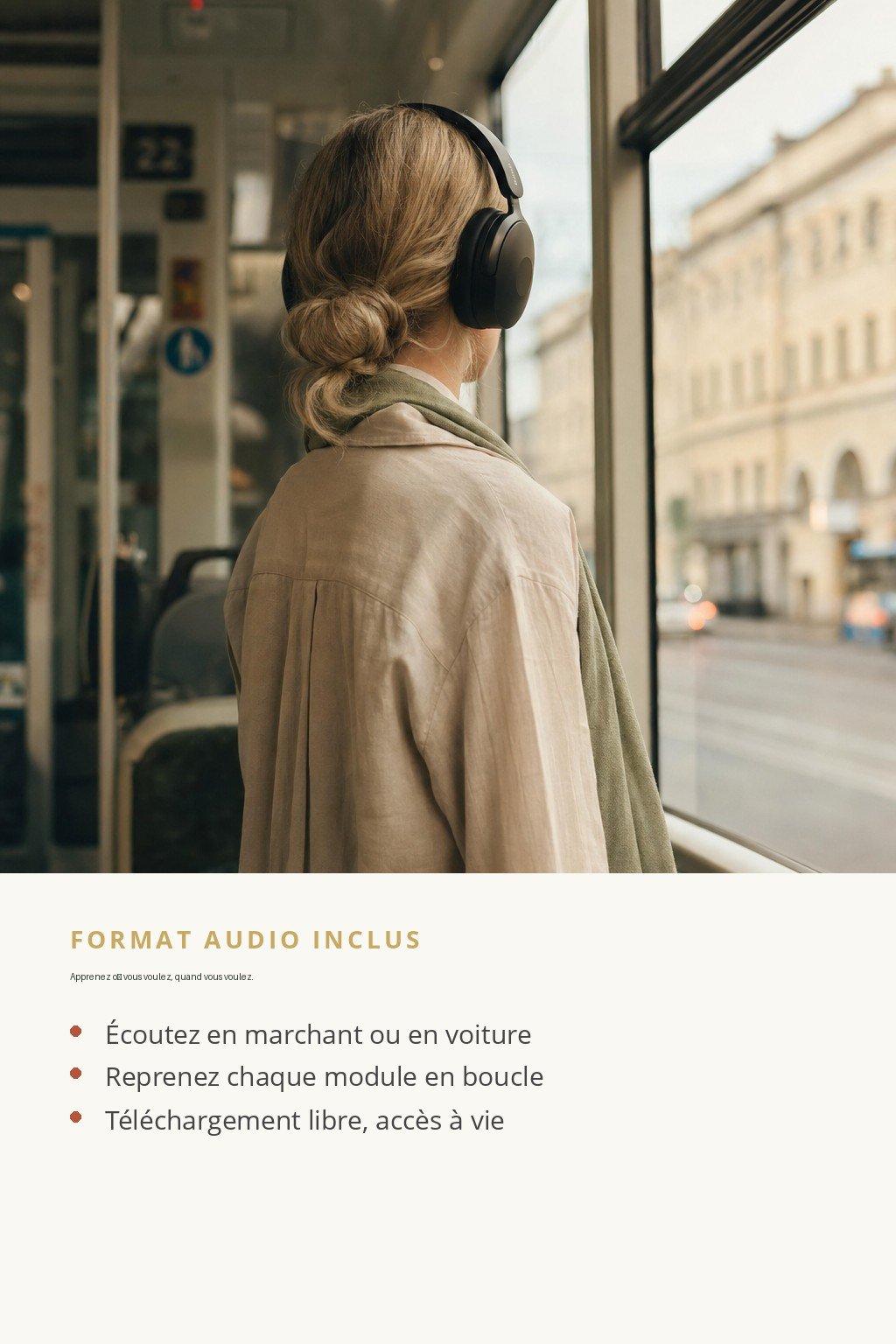 Format audio inclus · Formation Cultiver le Bonheur Durable : Neurosciences, PERMA et Pratiques Quotidiennes