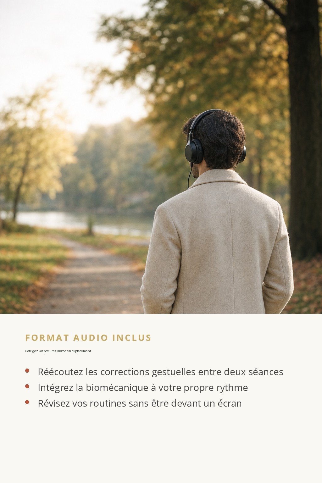 Format audio inclus · Préservez votre corps et bâtissez une carrière de praticien qui dure