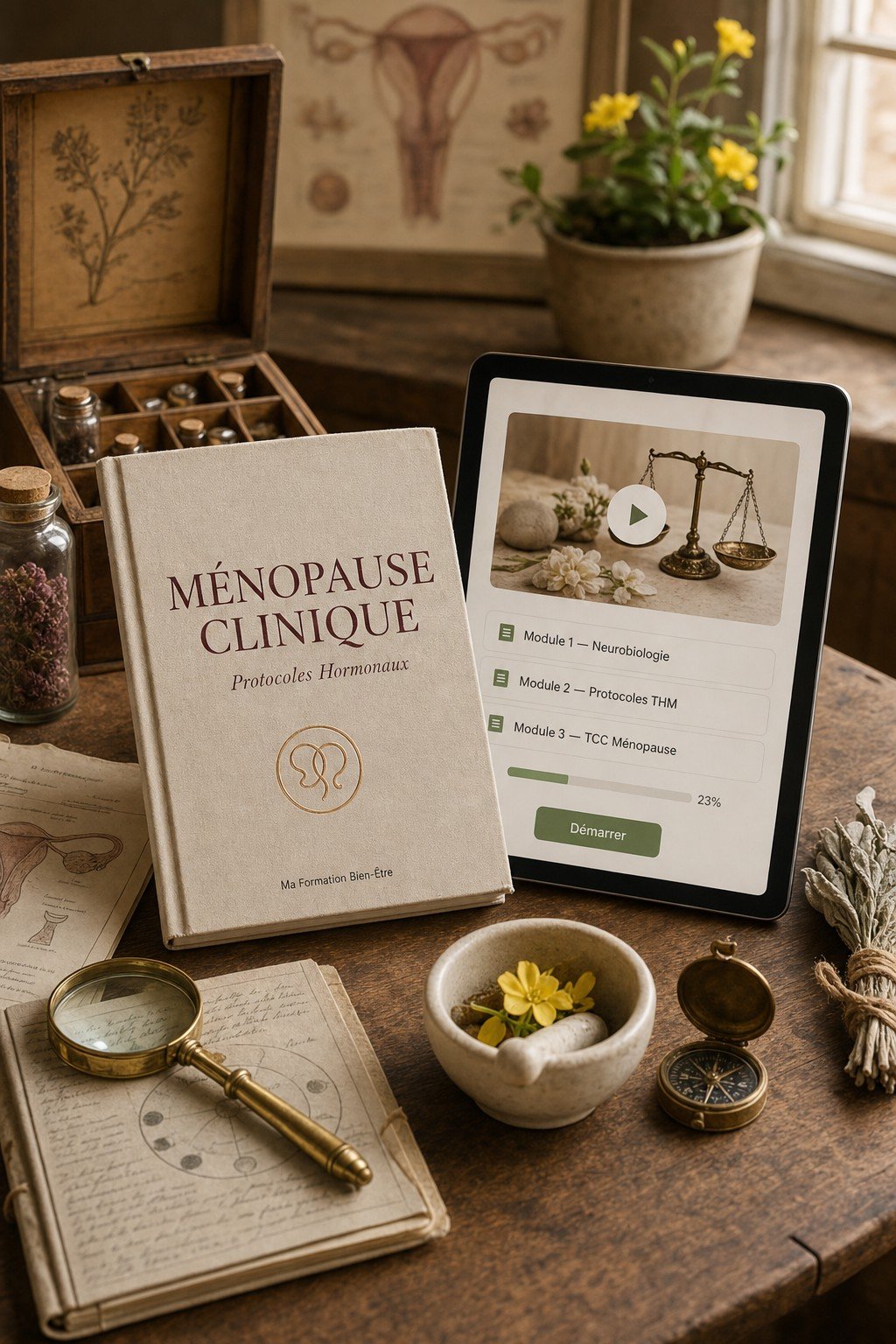 Devenez une Coach en Ménopause Confirmée Capable de Concevoir des Protocoles Hormonaux Personnalisés avec Précision Clinique