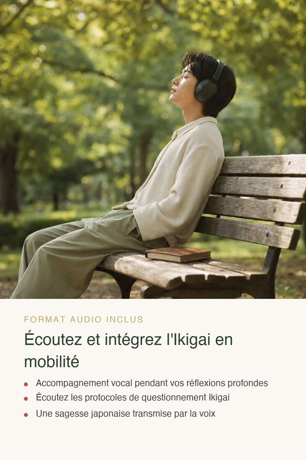 Format audio inclus · Découvrez l'Ikigai et Guidez Vos Premiers Clients vers Leur Raison d'Être Profonde