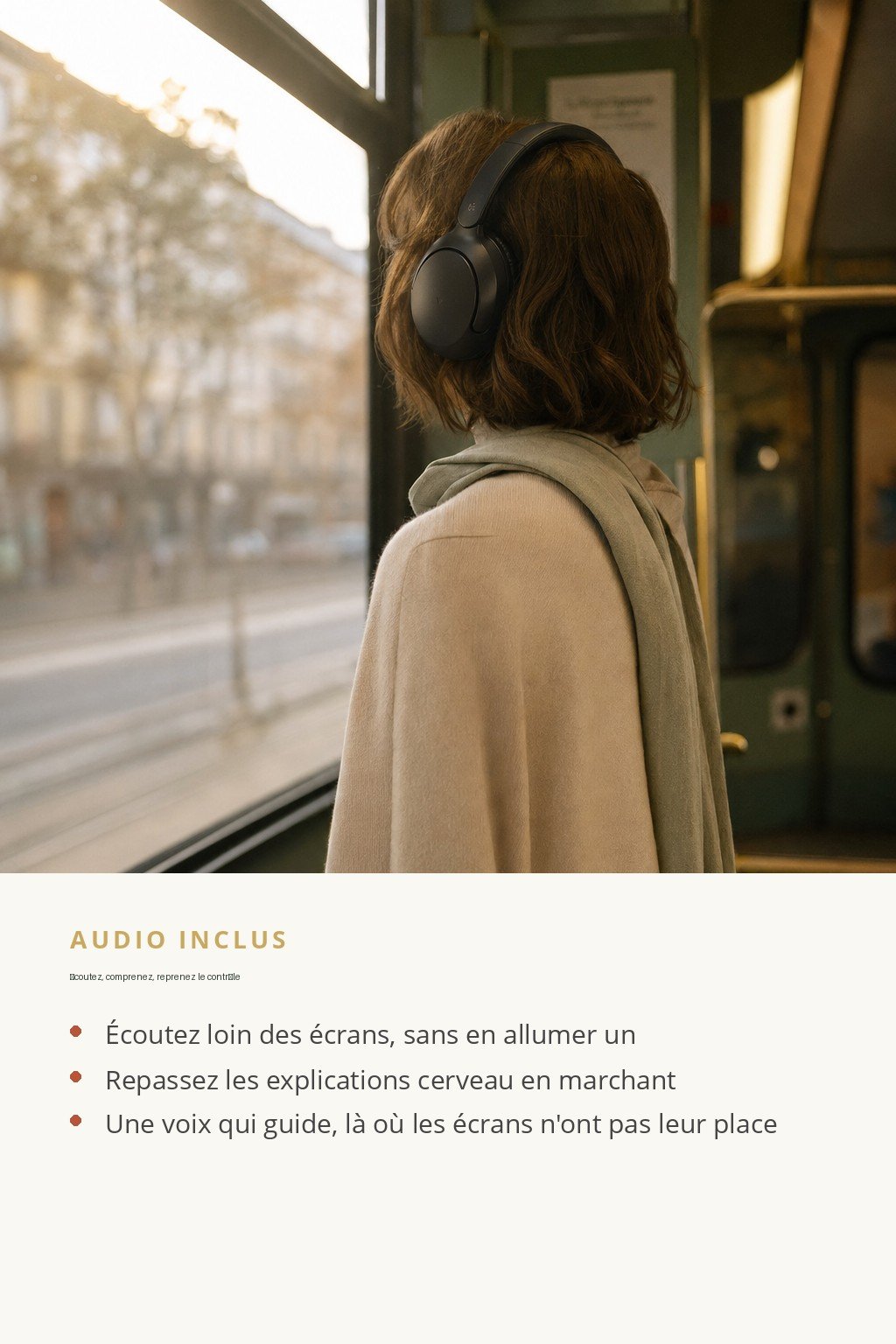 Format audio inclus · Reprenez le contrôle de votre cerveau face à la surstimulation numérique