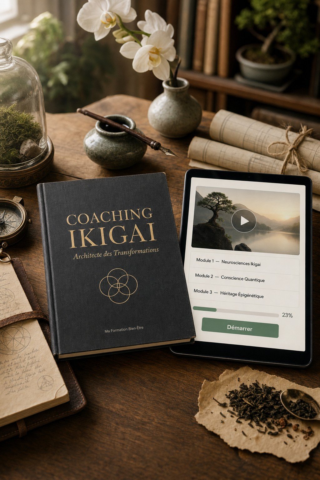 Maîtrisez l'Art du Coaching Ikigai et Devenez l'Architecte des Transformations Profondes