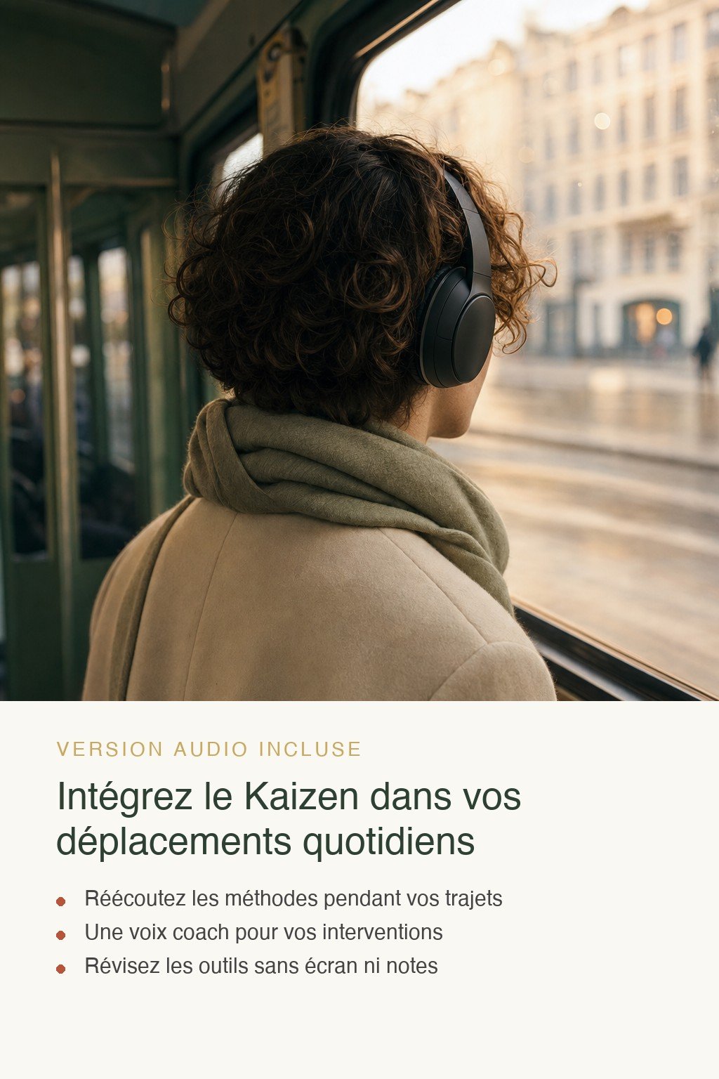 Format audio inclus · Découvrez le Kaizen et Faites Vos Premiers Pas vers l'Excellence Opérationnelle en Coaching