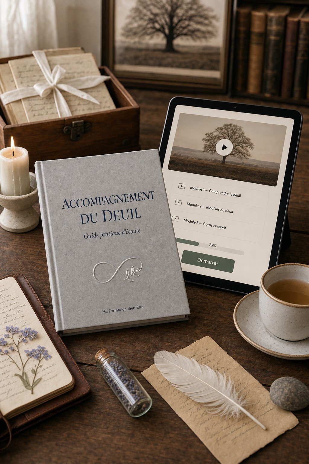 Découvrez l'Accompagnement du Deuil et Faites Vos Premiers Pas vers une Écoute Transformatrice