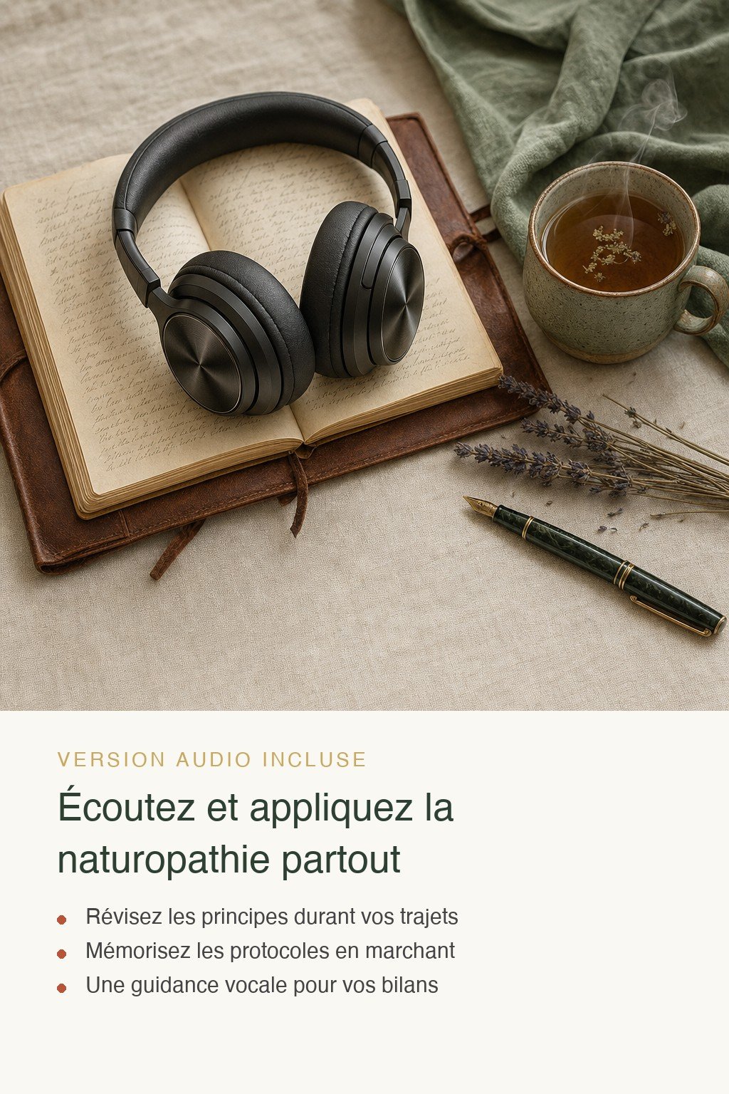 Format audio inclus · Découvrez les Secrets de la Naturopathie et Prenez Soin de Votre Corps Naturellement dès Aujourd'hui