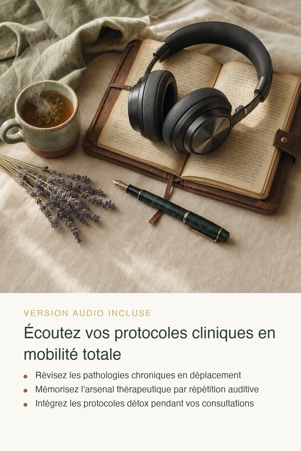 Format audio inclus · Devenez un Naturopathe Confirmé Capable d'Accompagner les Pathologies Chroniques avec Expertise Clinique