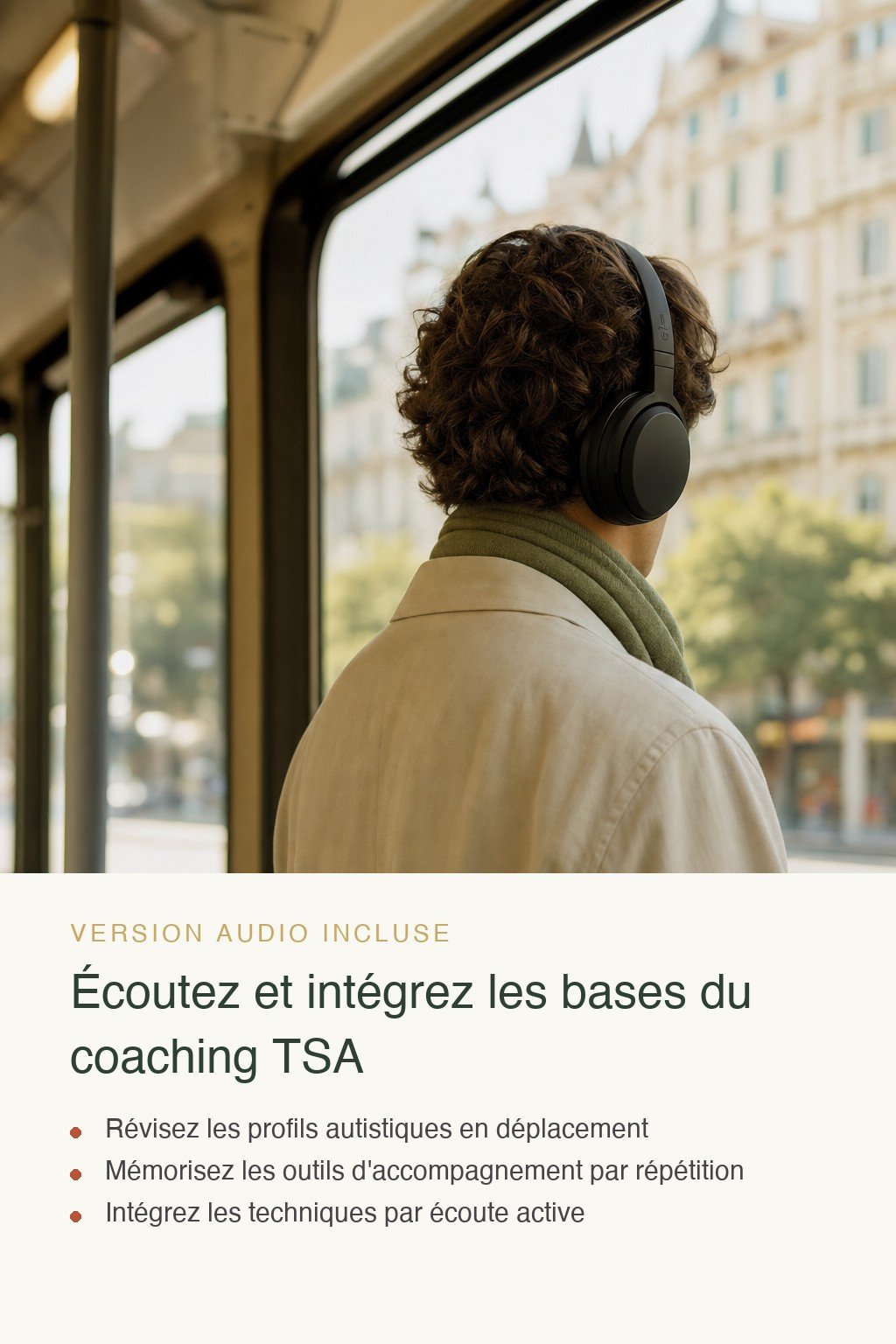 Format audio inclus · Découvrez le Coaching TSA et Faites Vos Premiers Pas vers un Accompagnement Bienveillant des Personnes Autistes