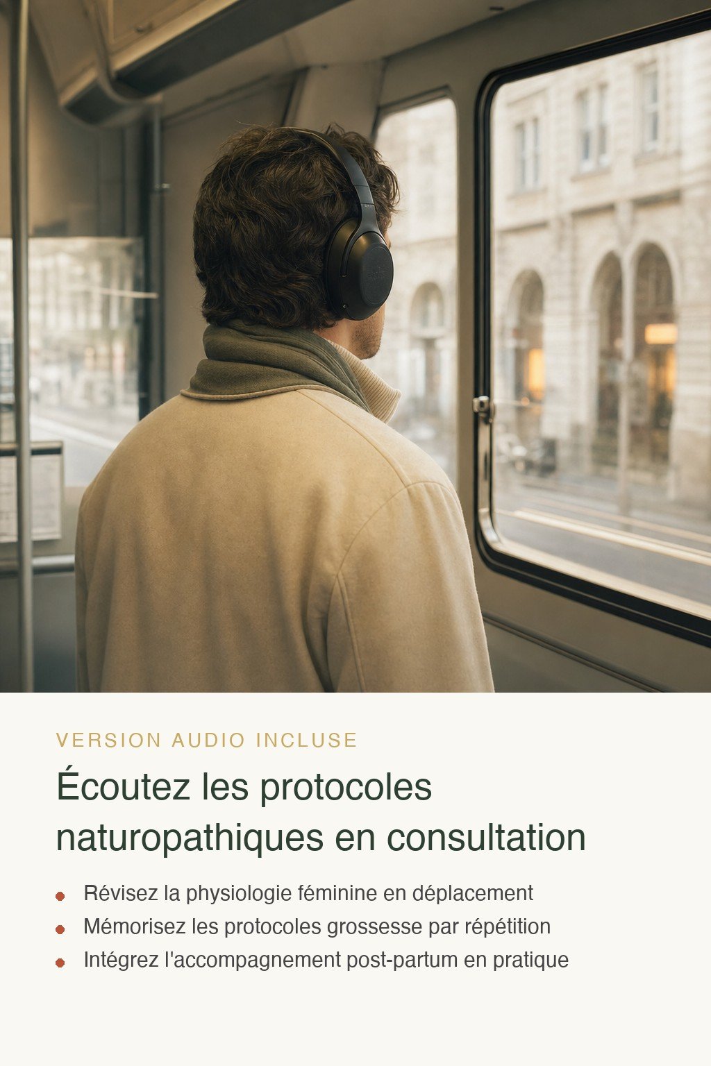 Format audio inclus · Découvrez la Naturopathie Périnatale et Accompagnez Vos Premières Futures Mamans avec Confiance