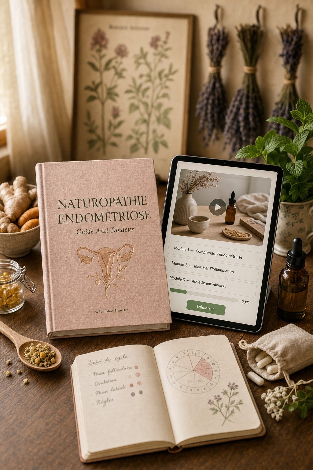 Découvrez la Naturopathie et Faites Vos Premiers Pas vers une Vie Sans Douleurs liées à l'Endométriose