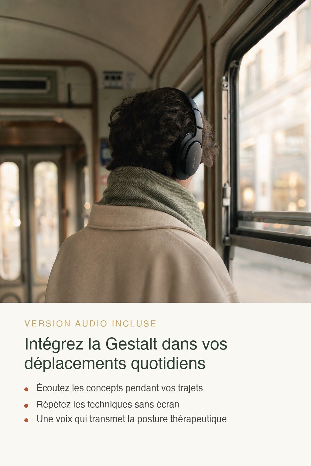 Format audio inclus · Découvrez la Gestalt-Thérapie et Faites Vos Premiers Pas vers une Présence Authentique à Vous-Même