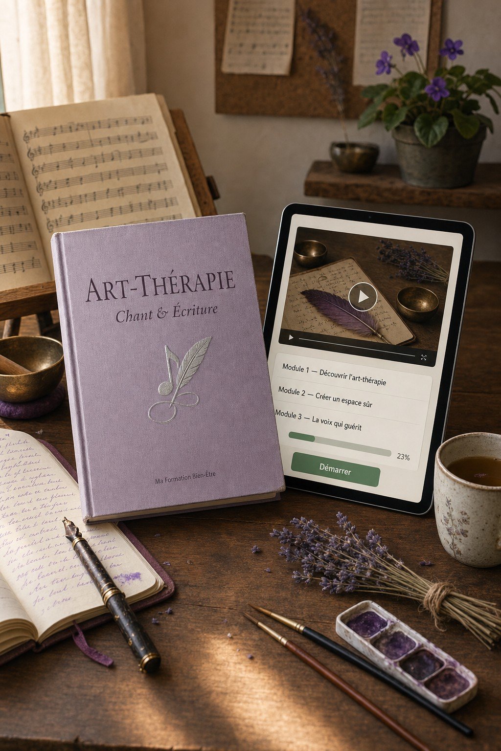 Découvrez l'Art-Thérapie par le Chant et l'Écriture et Libérez Vos Premières Émotions Créatrices