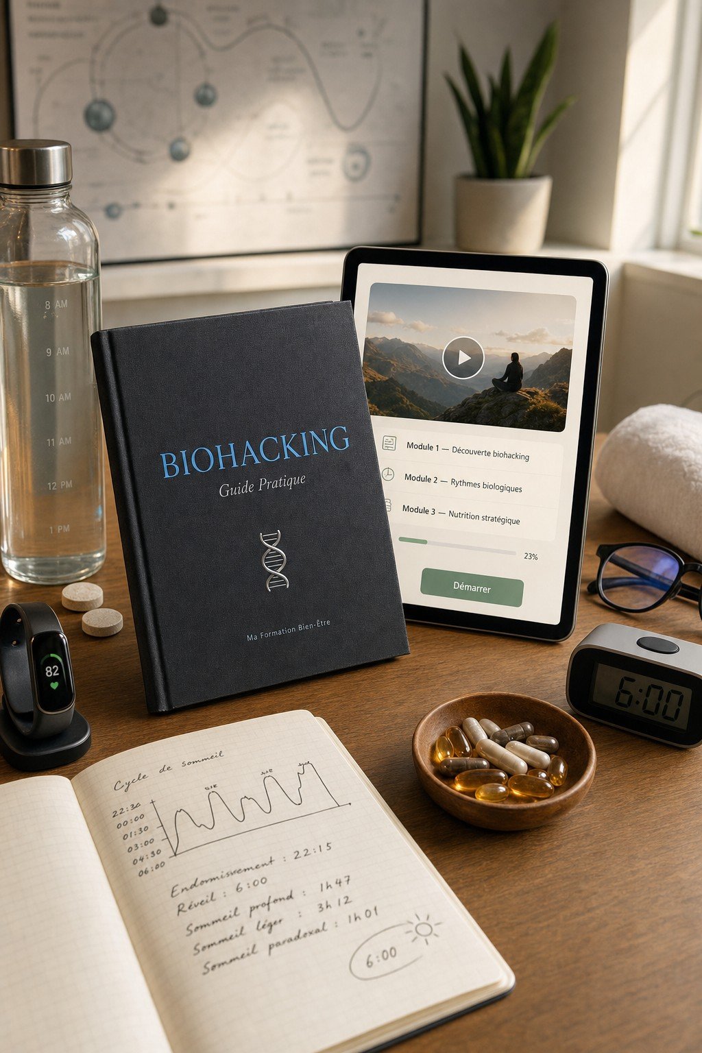 Découvrez le Biohacking et Reprenez le Contrôle de Votre Énergie, Sommeil et Bien-Être Naturellement
