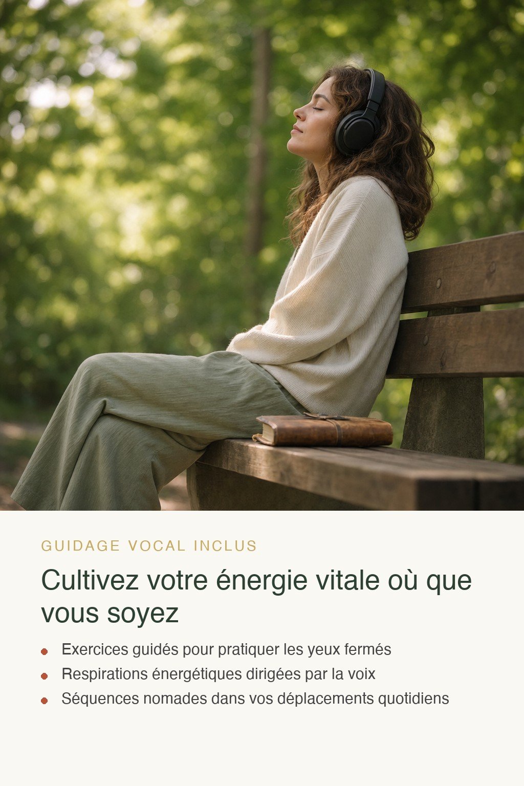 Format audio inclus · Découvrez le Qi Gong et Éveillez Votre Énergie Vitale grâce aux Postures Fondamentales