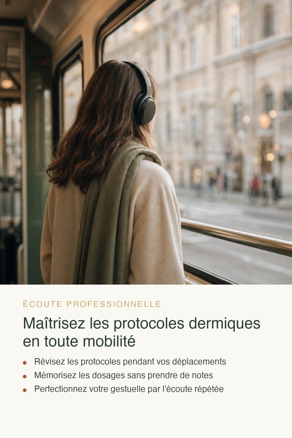 Format audio inclus · Maîtrisez l'Art de l'Exfoliation Thérapeutique Avancée et Devenez Référent en Protocoles Dermiques d'Exception