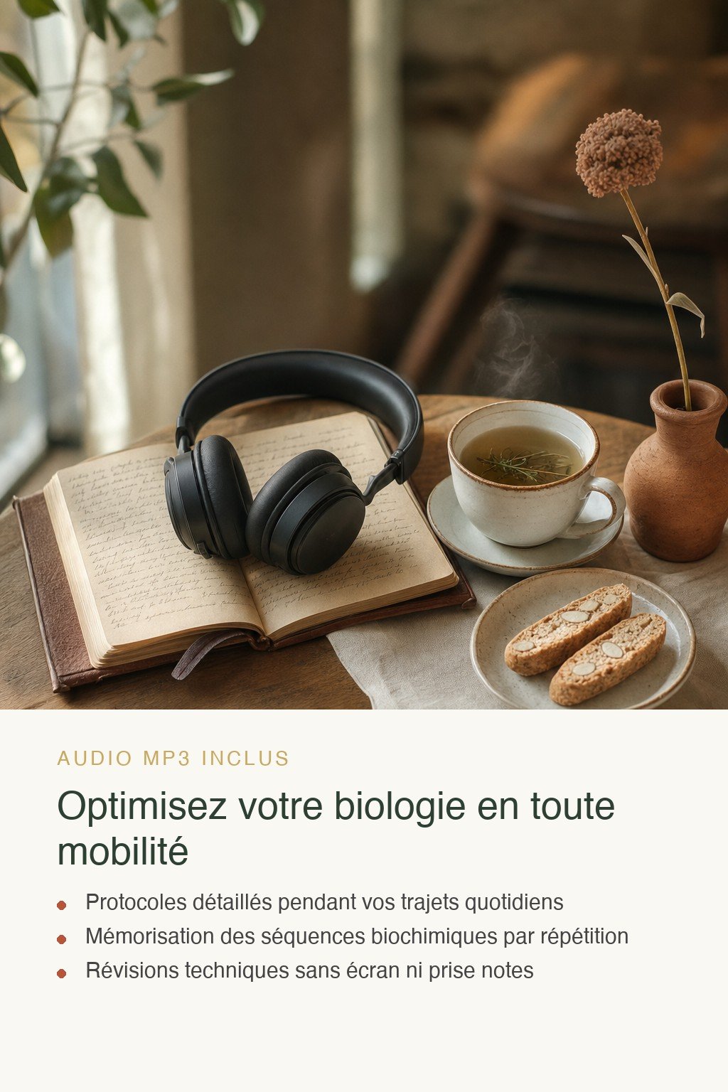 Format audio inclus · Devenez un Biohacker Confirmé Capable d'Orchestrer Votre Biologie avec une Précision Scientifique