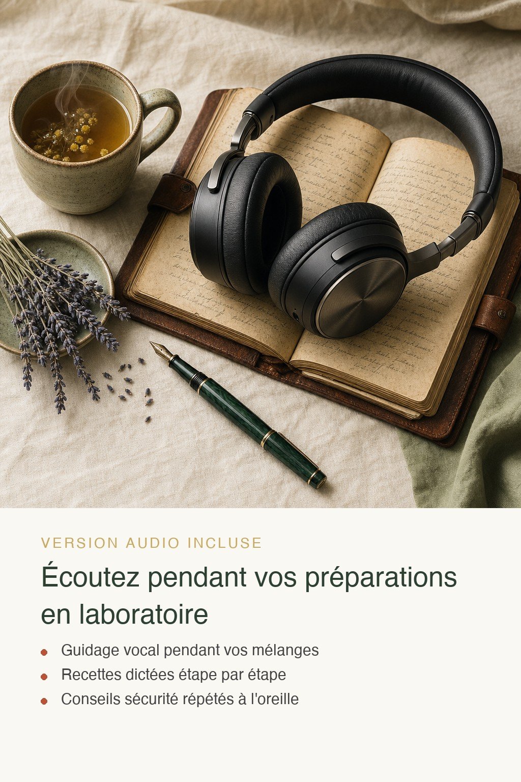 Format audio inclus · Découvrez la Cosmétique Maison et Créez Vos Premiers Soins Naturels aux Huiles Essentielles