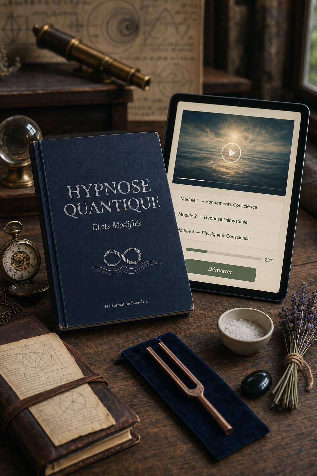 Découvrez l'Hypnose Quantique et Induisez Votre Premier État Modifié de Conscience