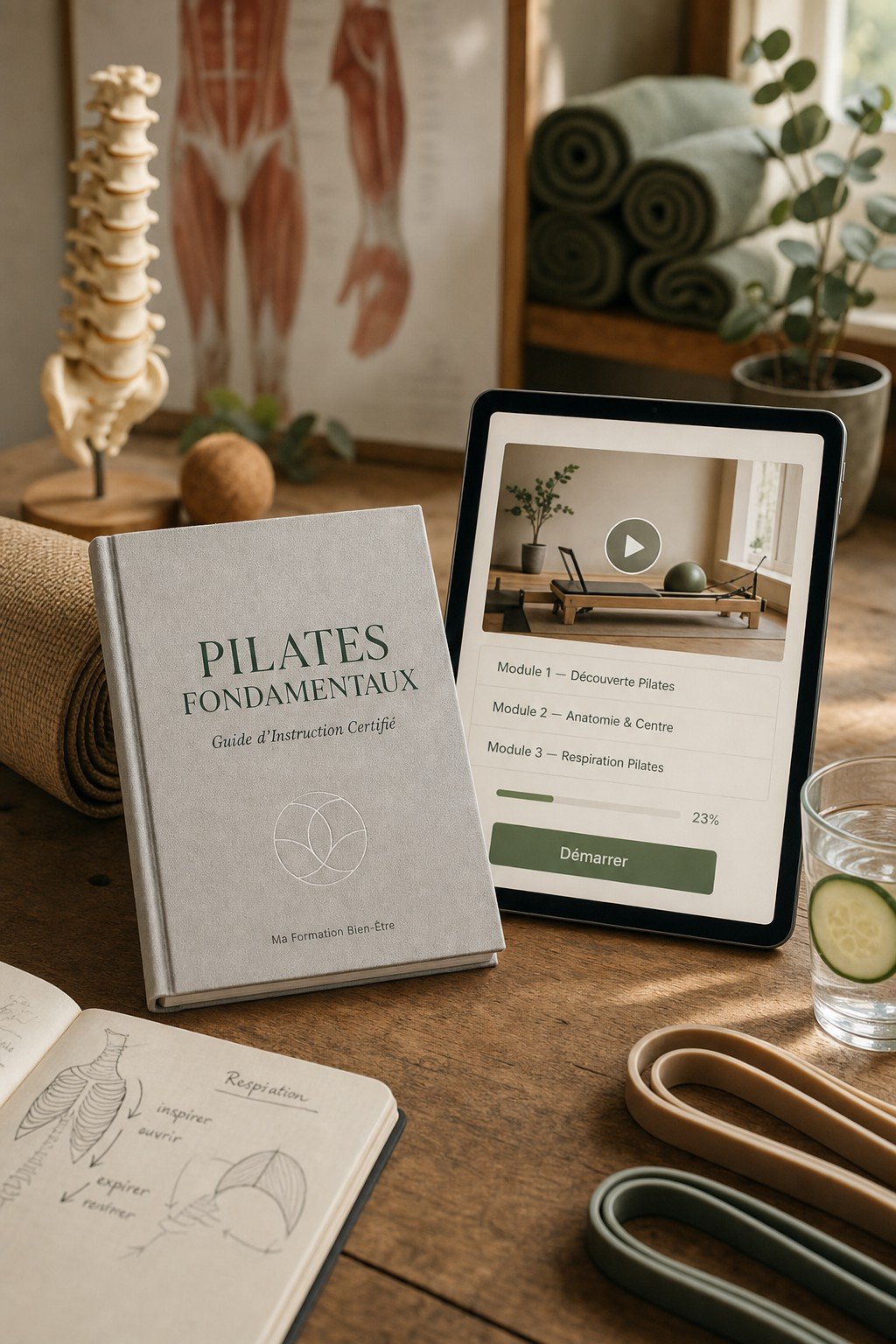Découvrez les Fondamentaux du Pilates et Guidez Vos Premiers Élèves avec Confiance et Précision