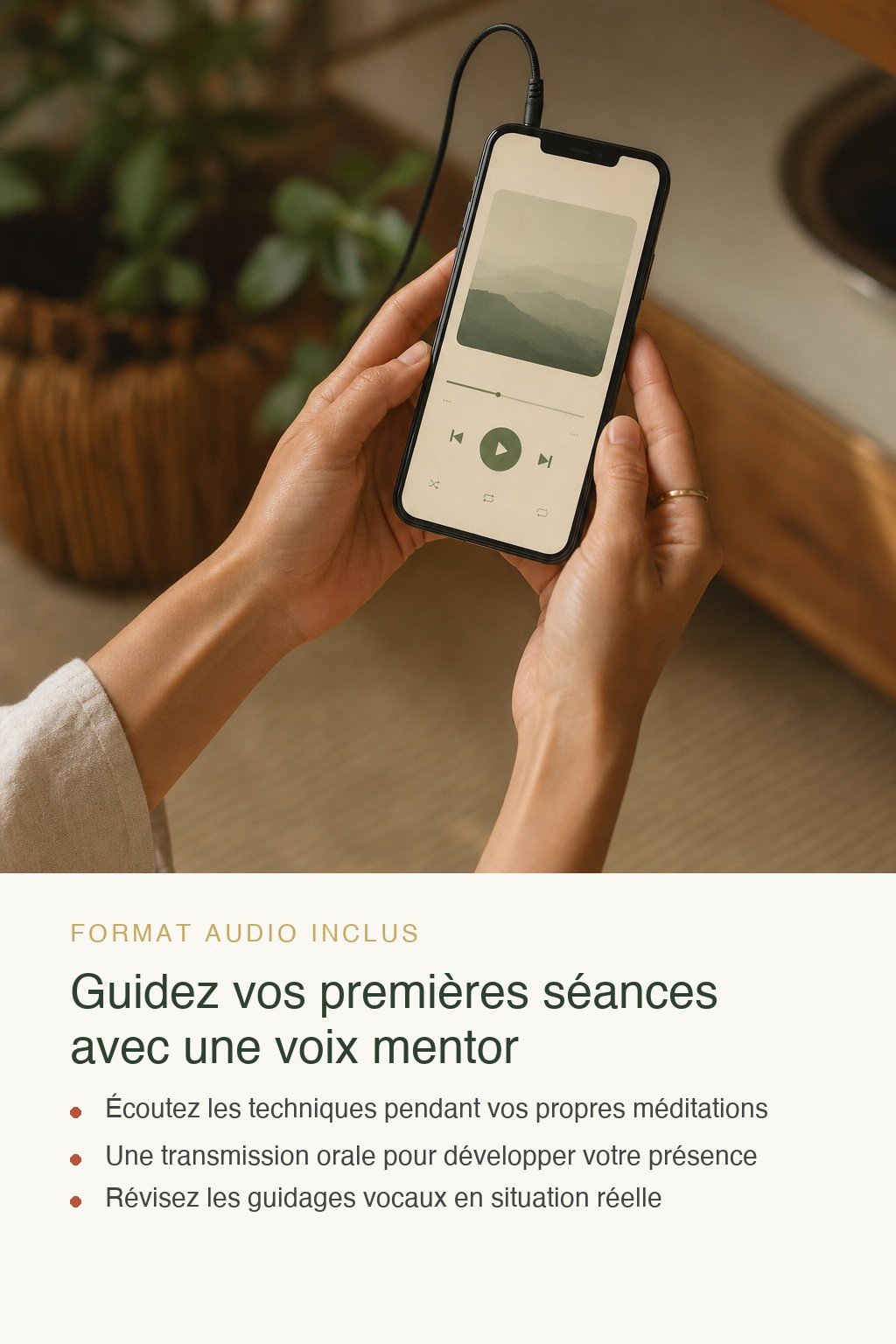 Format audio inclus · Découvrez l'Art de la Méditation et Guidez Votre Première Séance avec Confiance et Authenticité