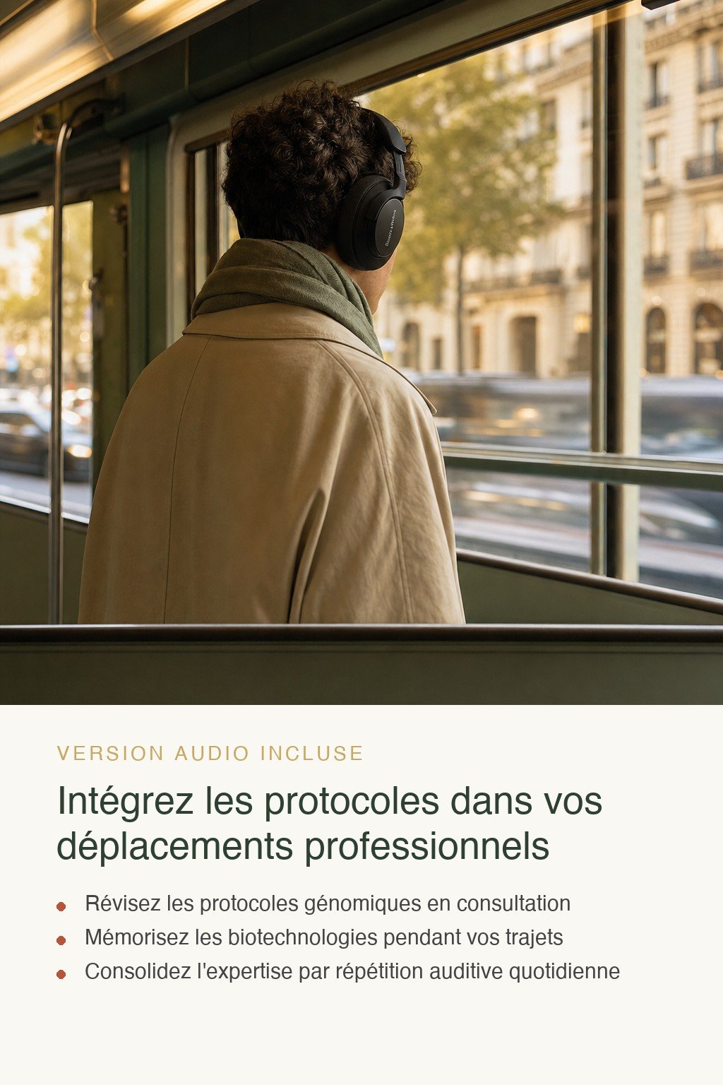 Format audio inclus · Maîtrisez l'Art du Biohacking Génomique et Devenez l'Architecte de l'Optimisation Humaine de Demain