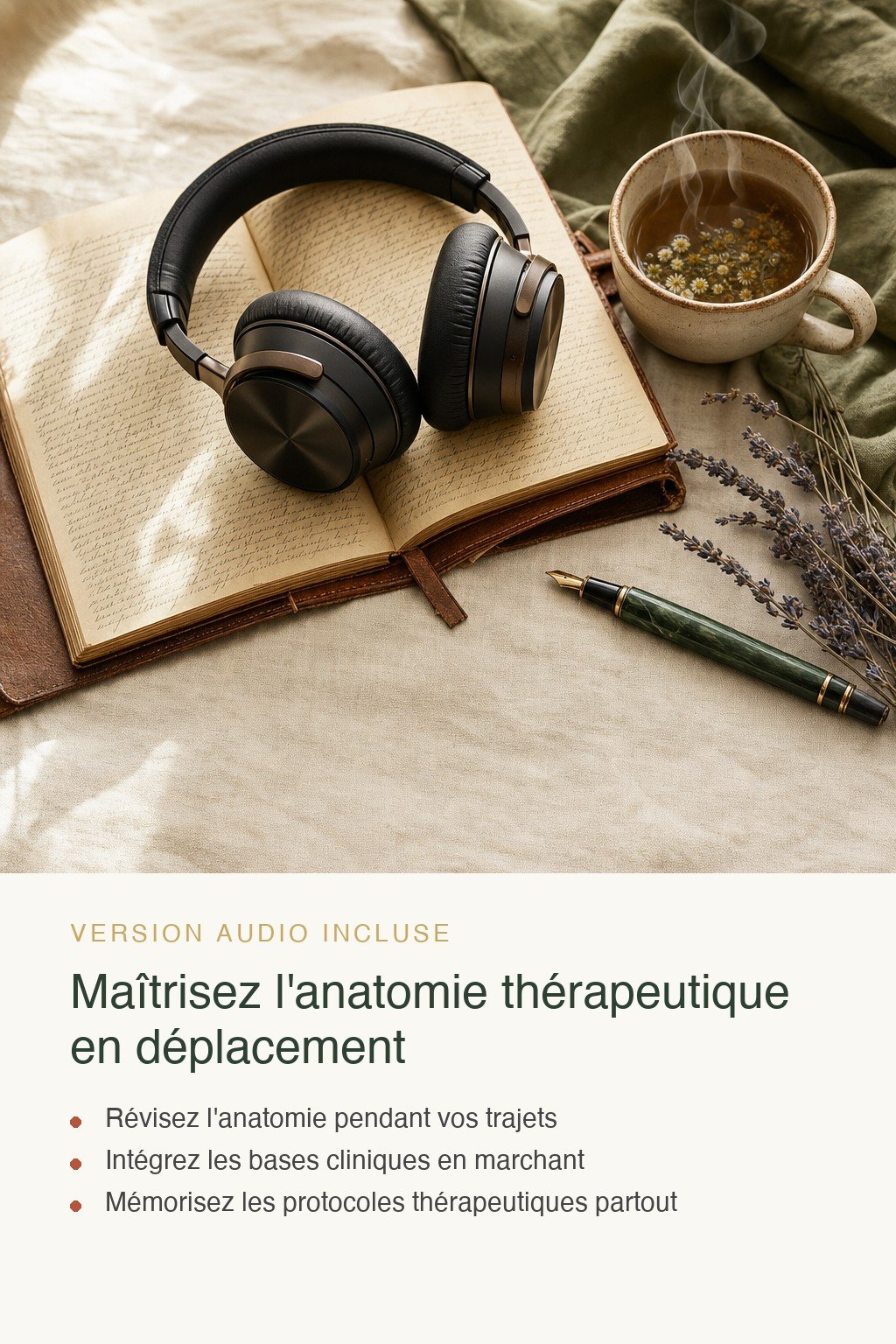 Format audio inclus · Devenez un Instructeur Pilates Confirmé Capable d'Accompagner les Cas Thérapeutiques Complexes avec Expertise