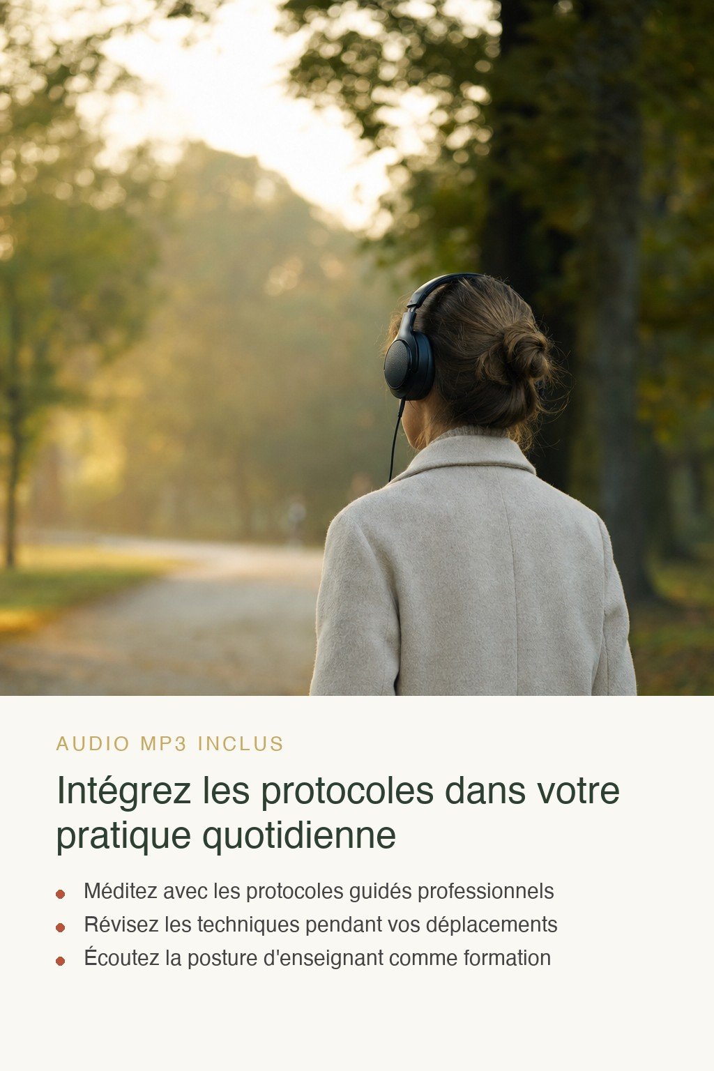 Format audio inclus · Devenez un Enseignant en Méditation Confirmé Capable de Créer des Protocoles Thérapeutiques Personnalisés avec Excellence