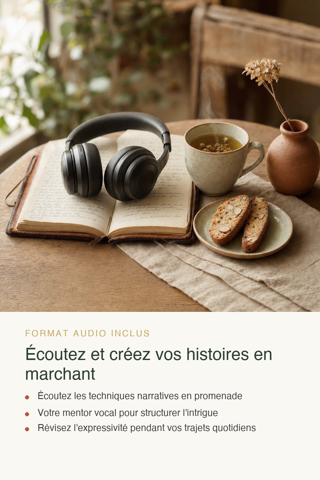 Format audio inclus · Découvrez l'Écriture Jeunesse et Créez Votre Première Histoire qui Fait Briller les Yeux des Enfants