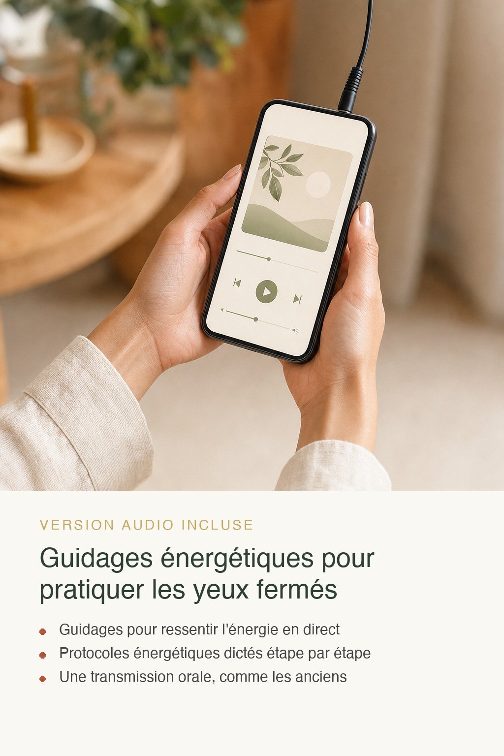 Format audio inclus · Découvrez la Guérison Énergétique et Ressentez l'Énergie dans Vos Mains dès Vos Premières Pratiques