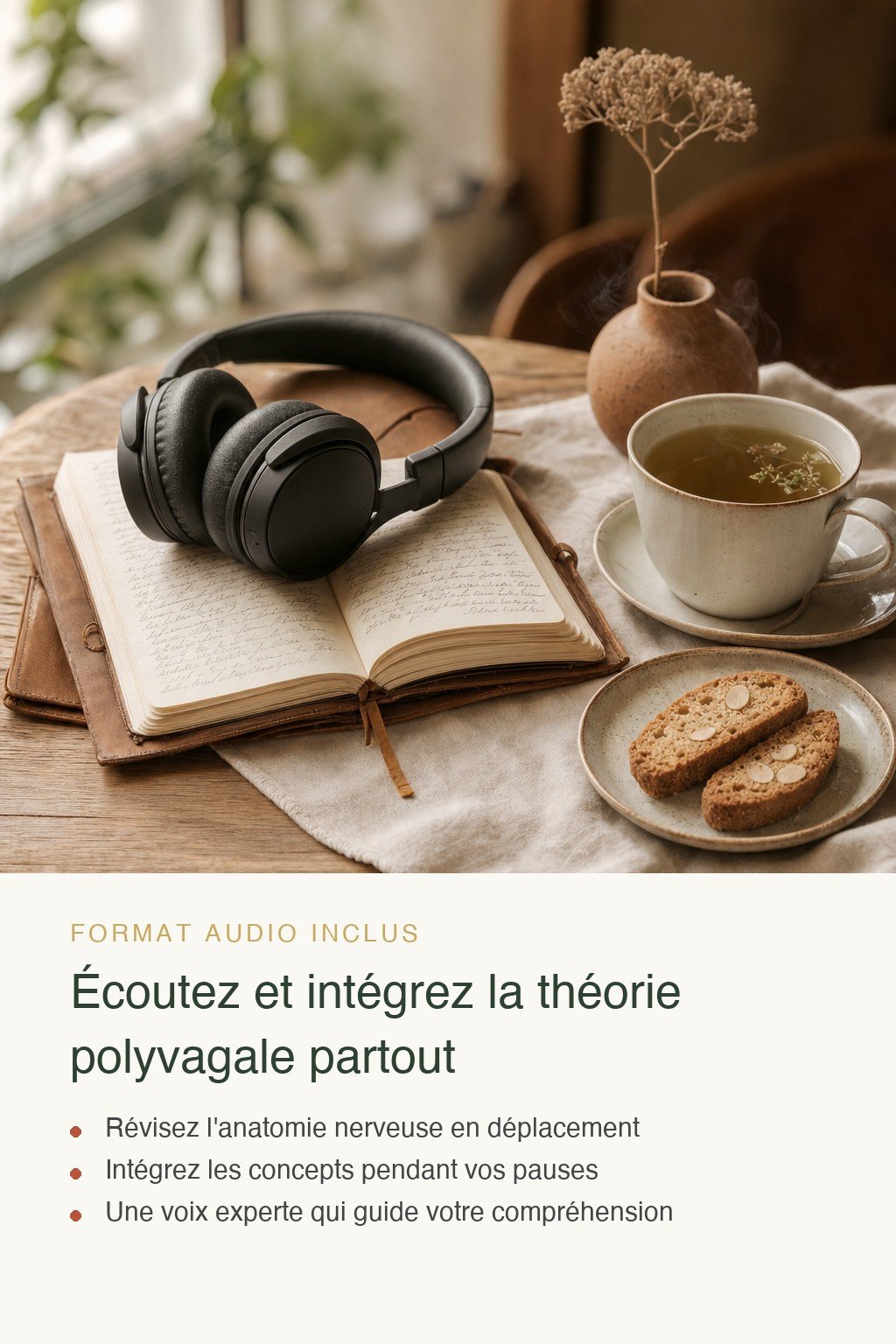 Format audio inclus · Découvrez la Thérapie Polyvagale et Reprenez le Contrôle de Vos Réactions au Stress