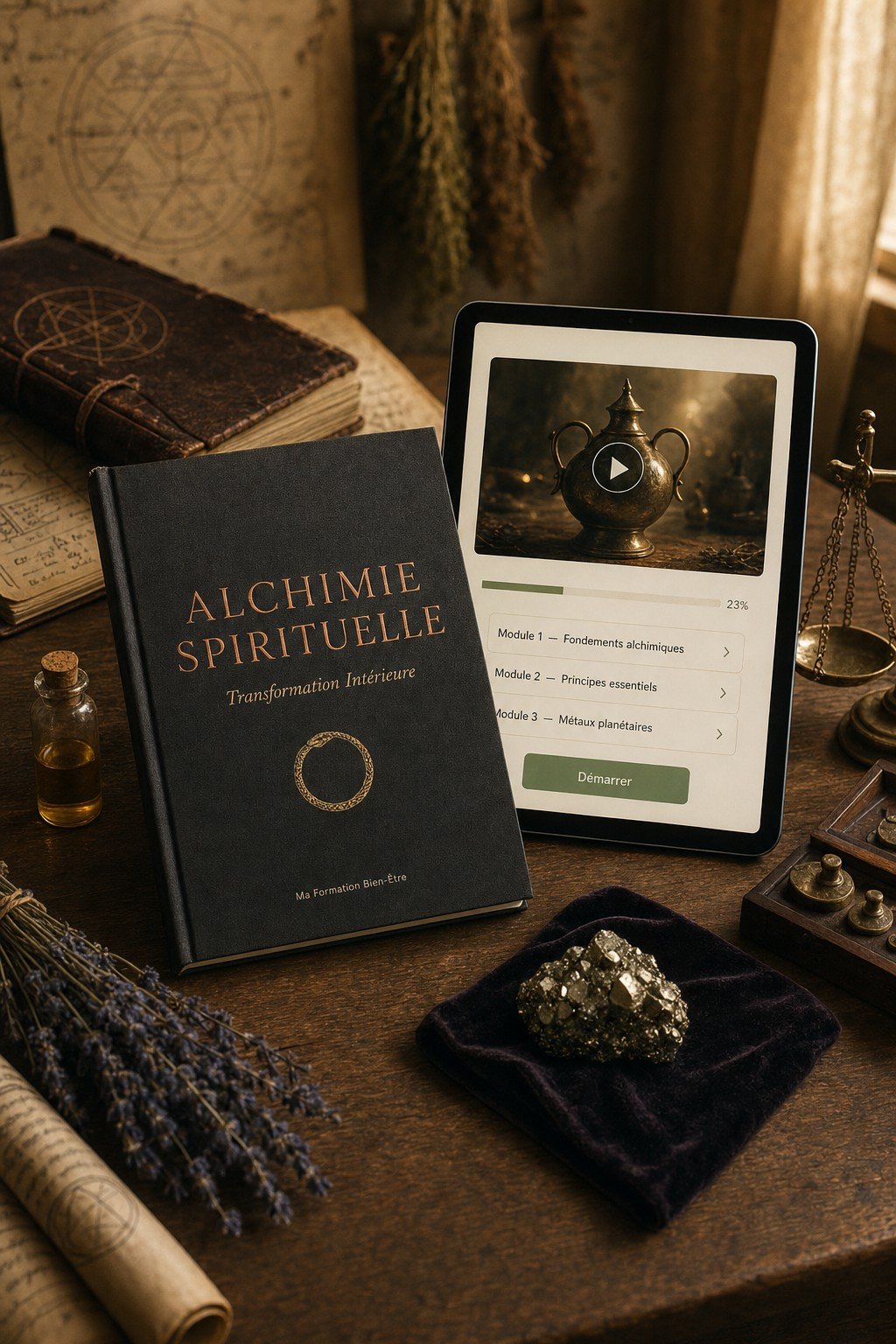 Découvrez l'Alchimie Spirituelle et Amorcez Votre Première Transformation Intérieure Profonde