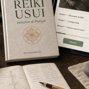 Formation en Reiki Usui, niveau de maîtrise des techniques énergétiques. - Niveau Débutant