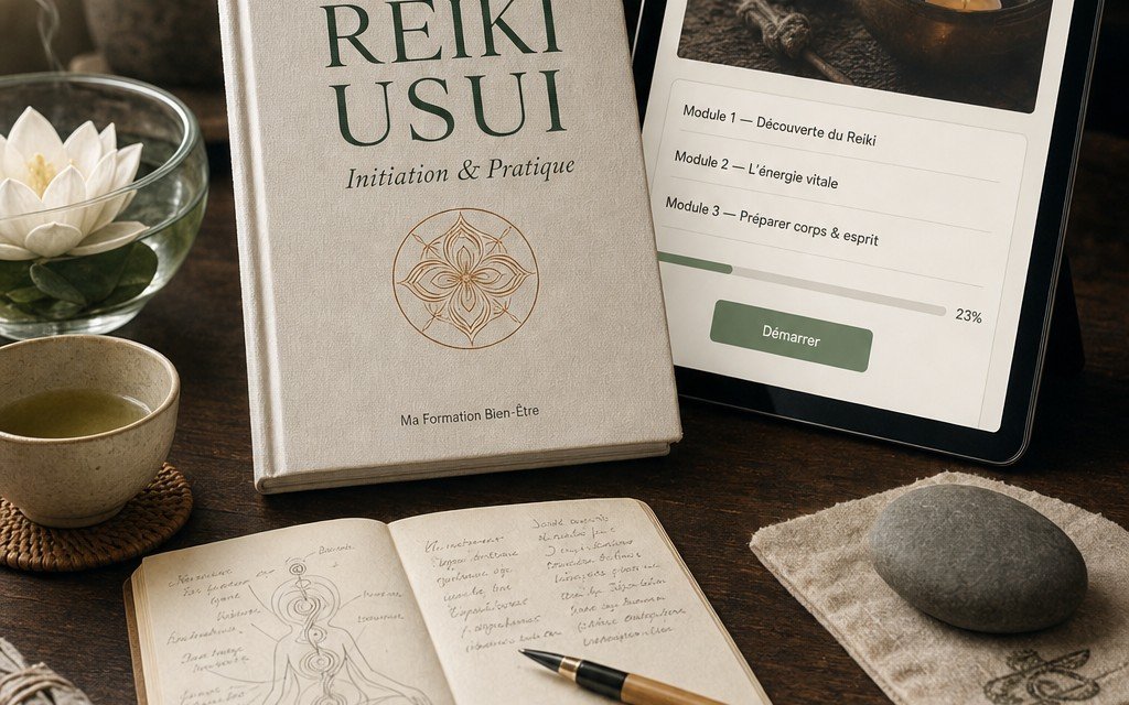 Formation en Reiki Usui, niveau de maîtrise des techniques énergétiques. - Niveau Débutant
